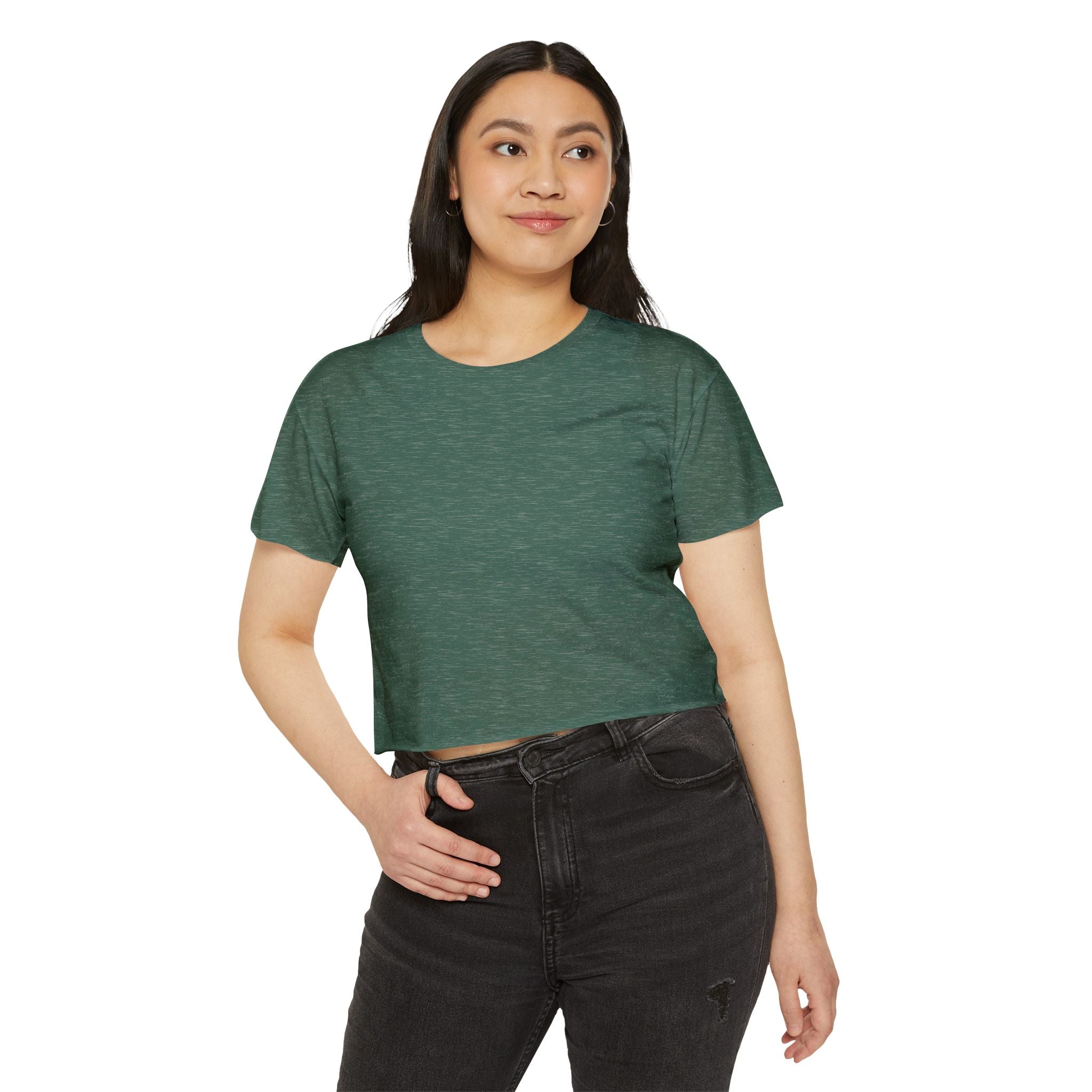 Women's Festival Crop Top with Iconic Anxiety Design – Perfect for Music Festivals, Summer Days, Parties, Casual Wear, Gifts