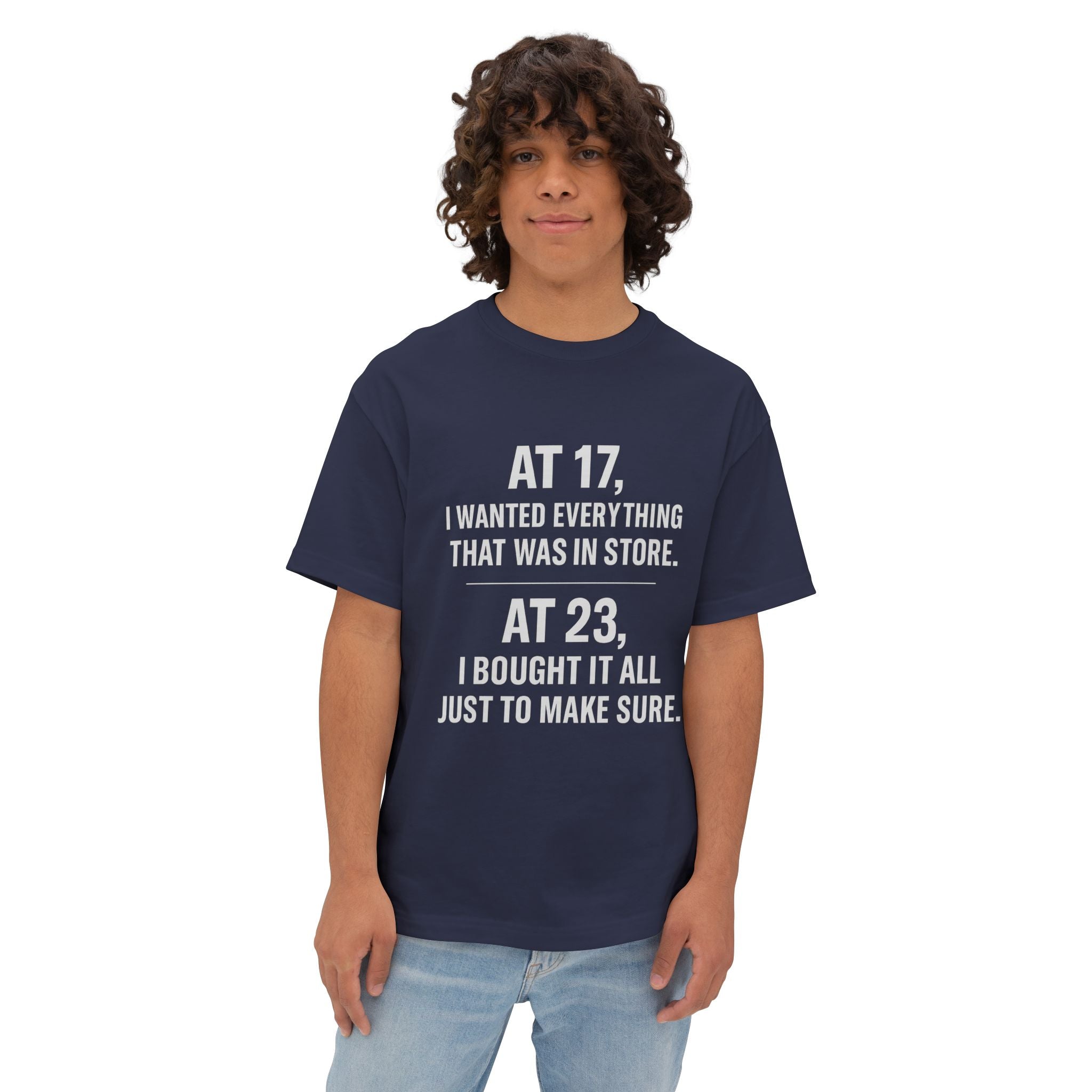 Trendy Oversized Tee: Fun Reminder Tee for Young Adults, Gift for Birthdays, Casual Wear, Motivational Apparel, Comfortable T-Shirt