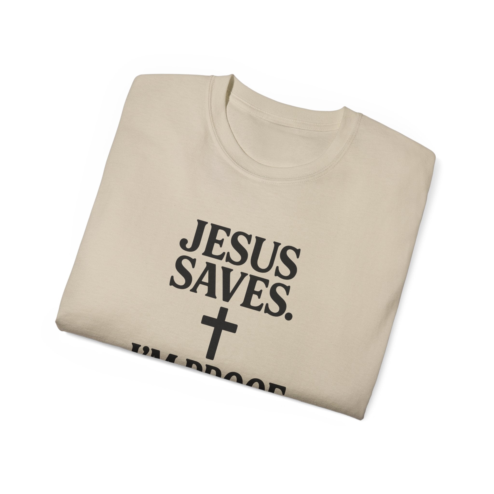 Faith Affirmation Tee, Christian Humor Shirt, Unisex Cotton Tee, Gift for Believers, Religious Casual Wear