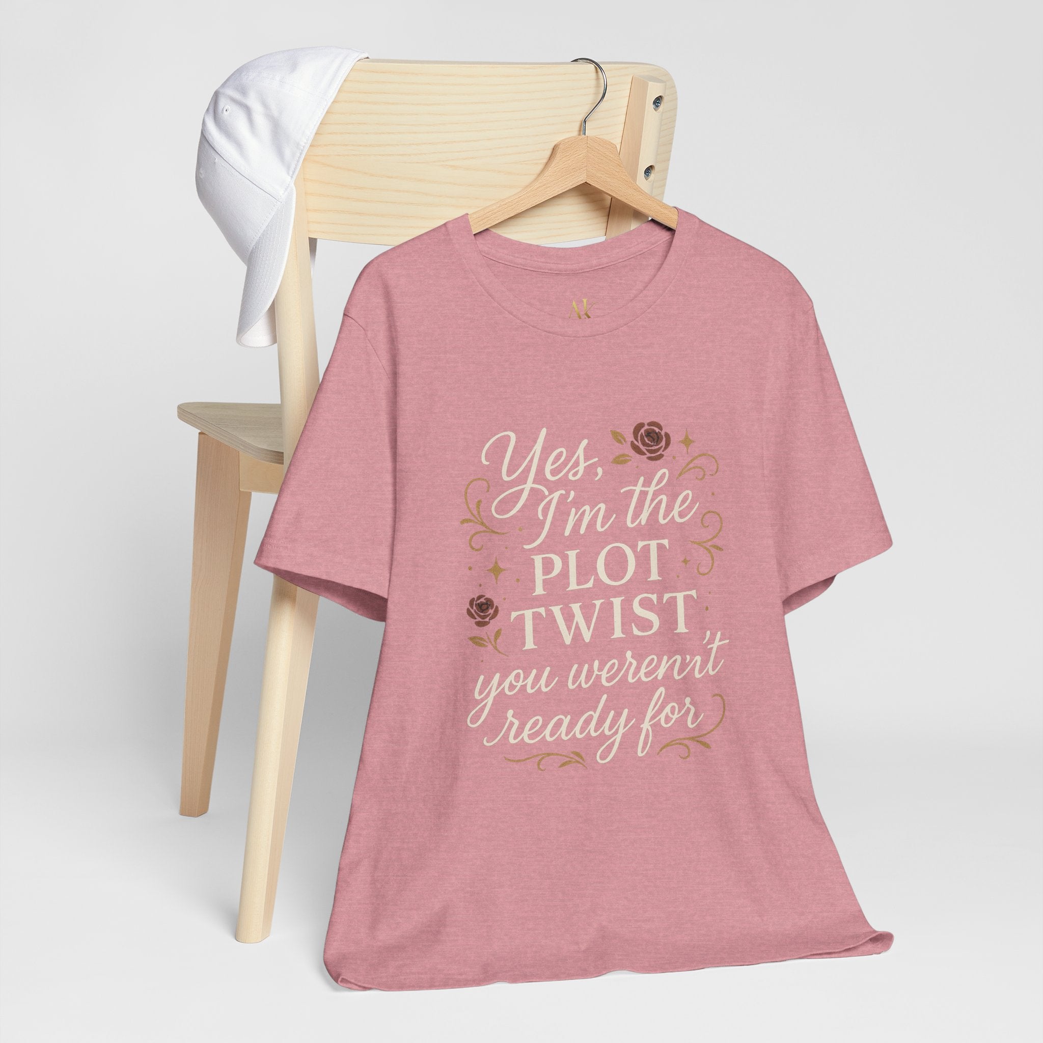 Plot Twist Graphic Tee for Book Lovers, Unique Gift for Readers, Casual Wear, Literary Humor Shirt, Fun Quote Tee
